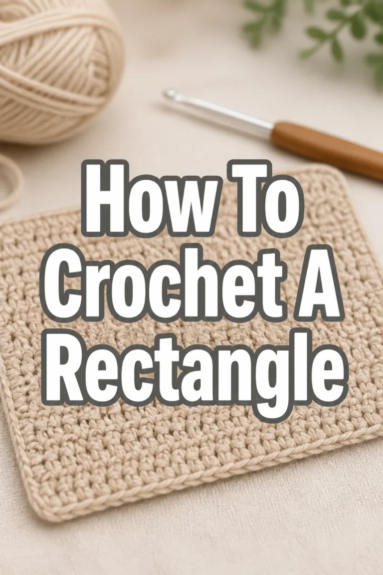 How To Crochet A Rectangle