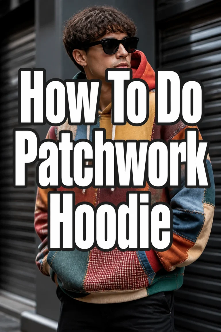 How To Do Patchwork Hoodie