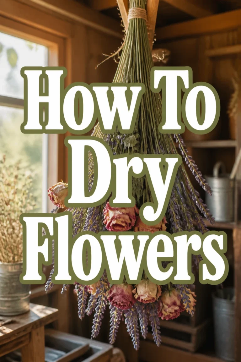 How To Dry Flowers