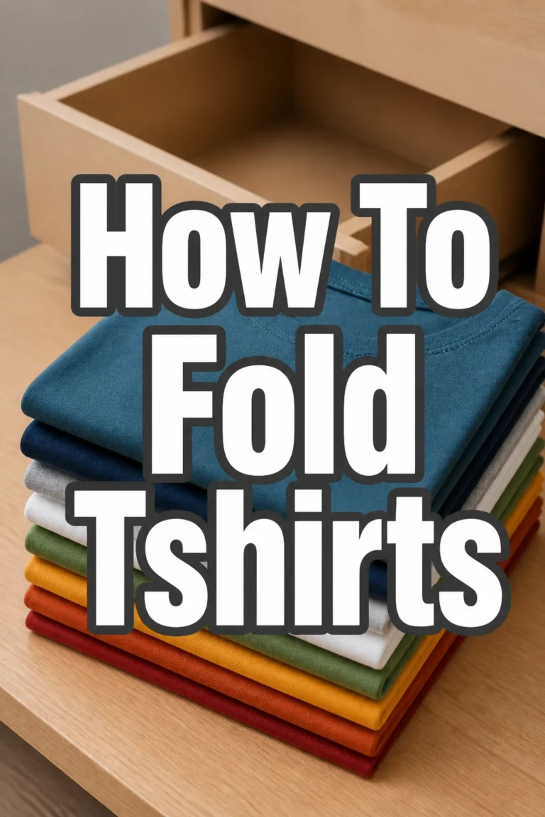 How To Fold Tshirts