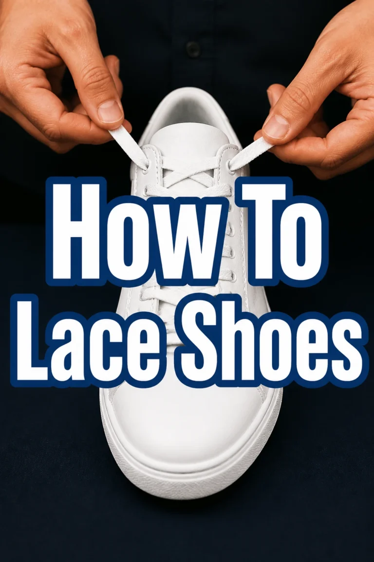 How To Lace Shoes