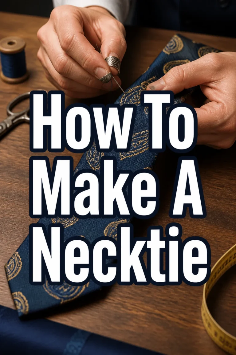 How To Make A Necktie
