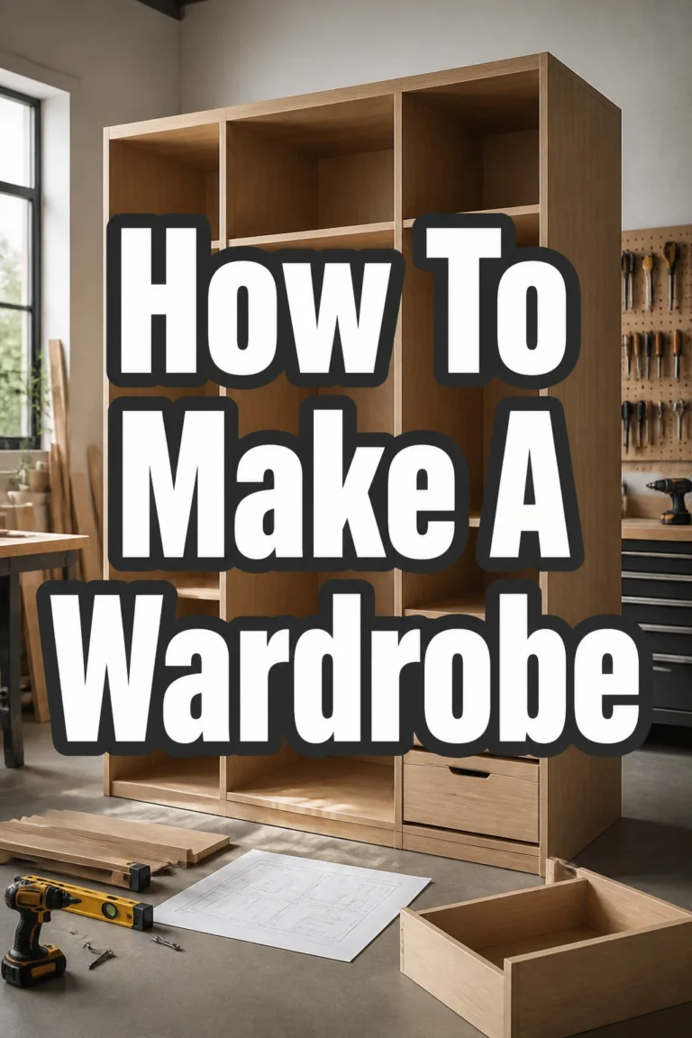 How To Make A Wardrobe