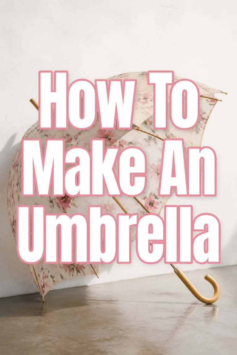 How To Make An Umbrella