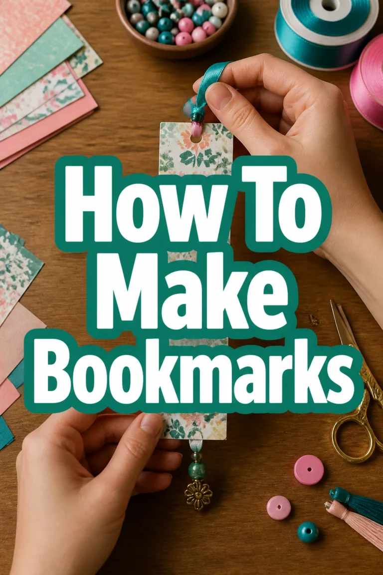 How To Make Bookmarks