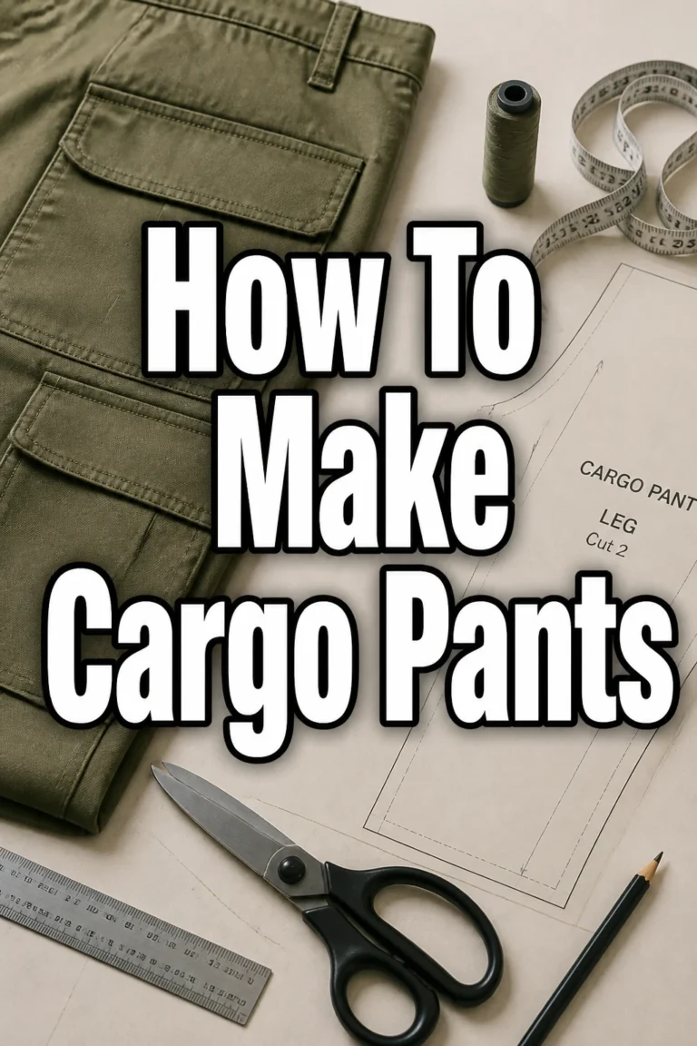 How To Make Cargo Pants