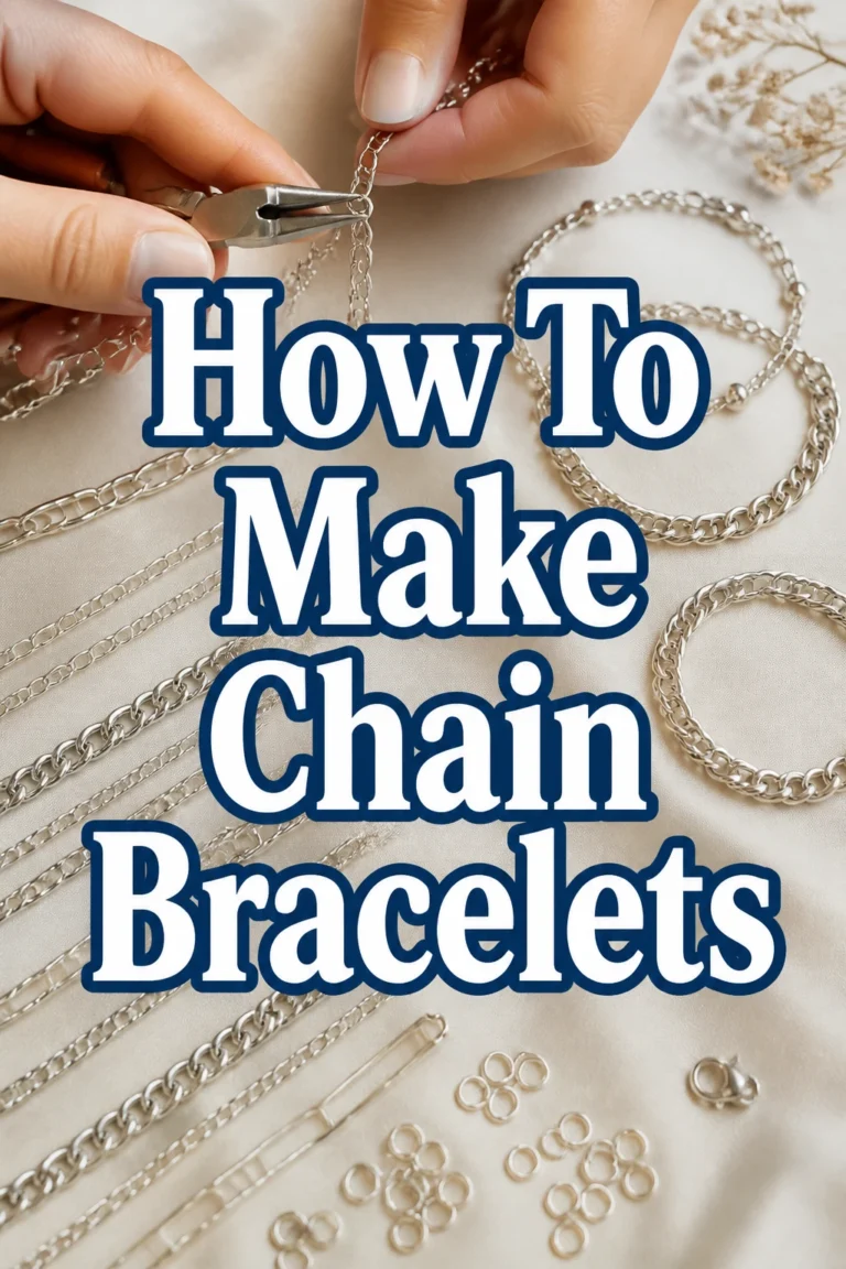 How To Make Chain Bracelets