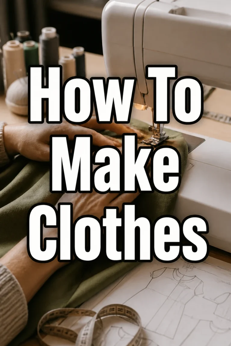 How To Make Clothes