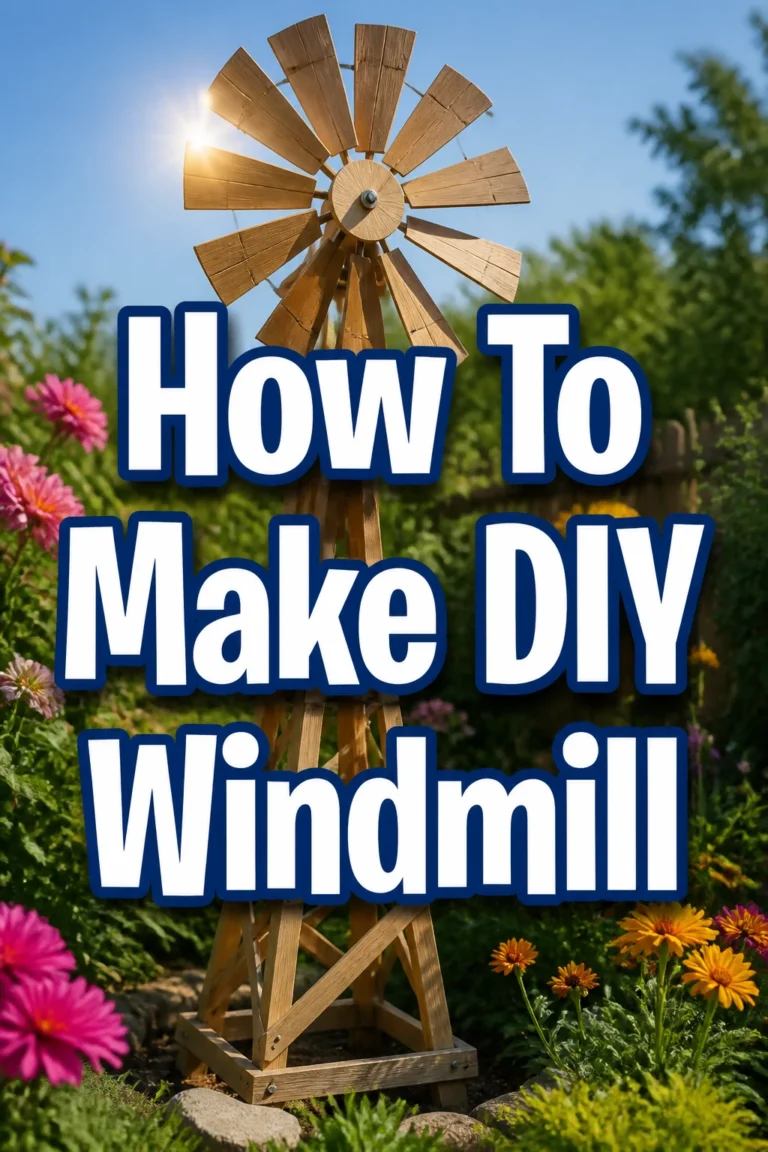 How To Make DIY Windmill