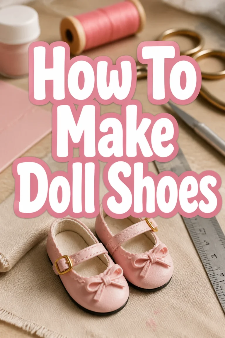 How To Make Doll Shoes