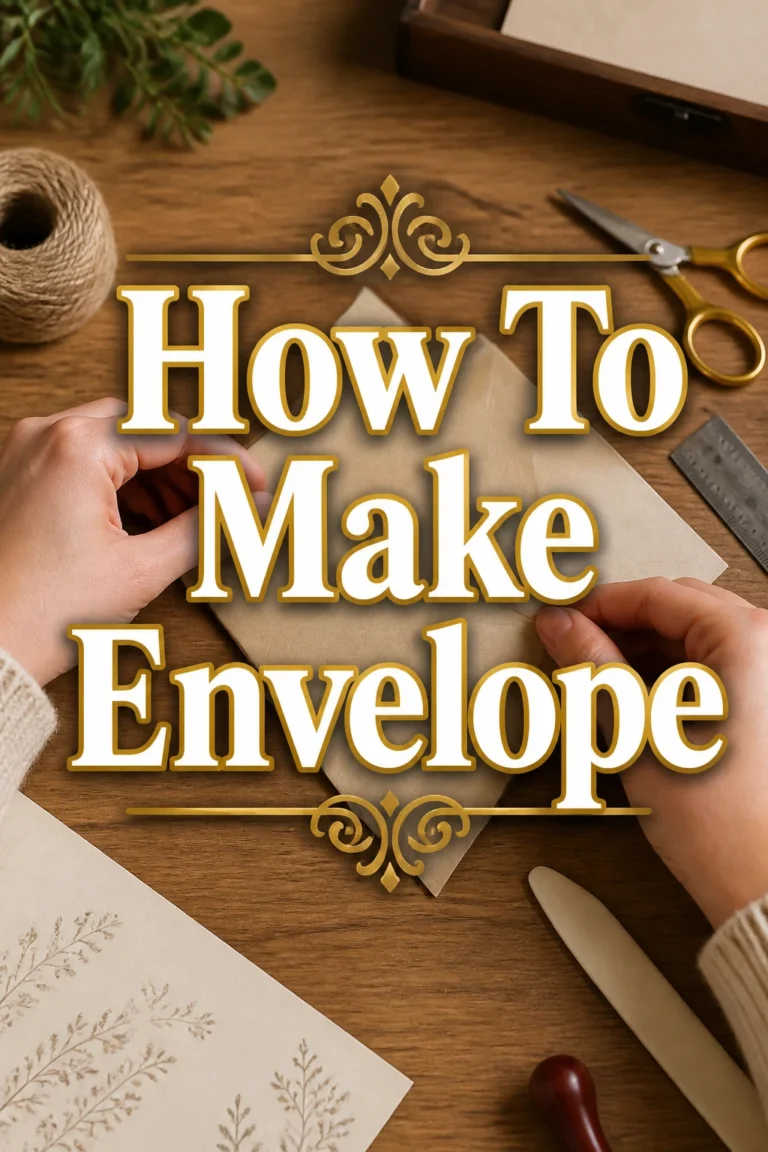 How To Make Envelope