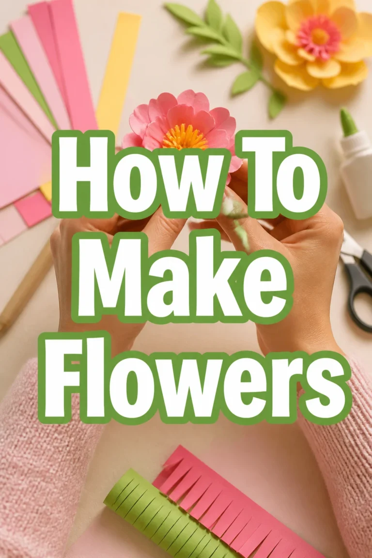 How To Make Flowers