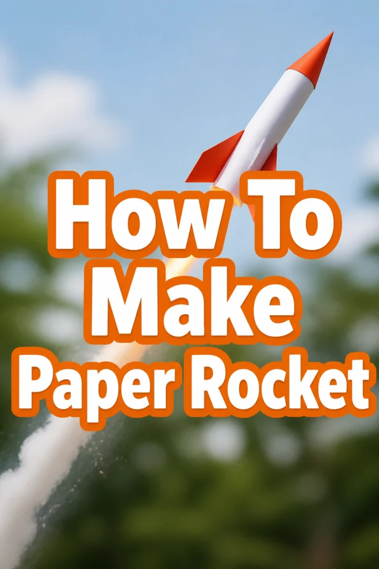 How To Make Paper Rocket