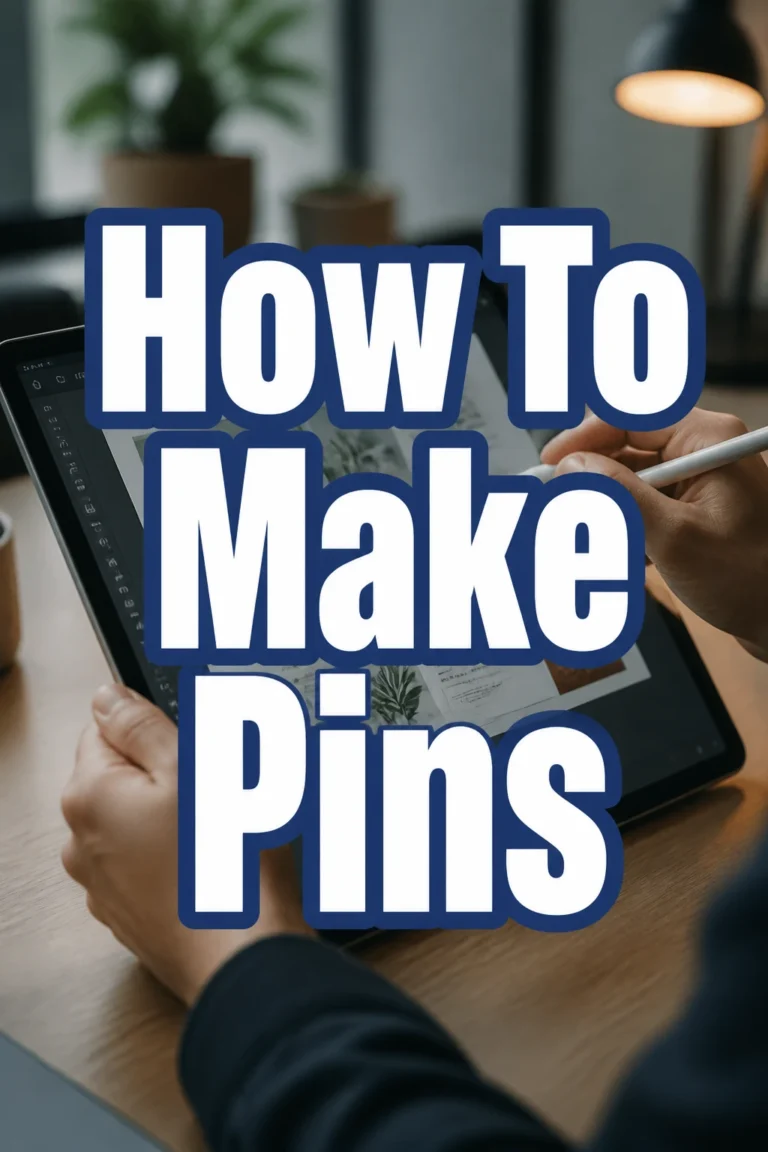 How To Make Pins