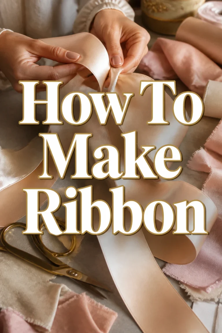 How To Make Ribbon