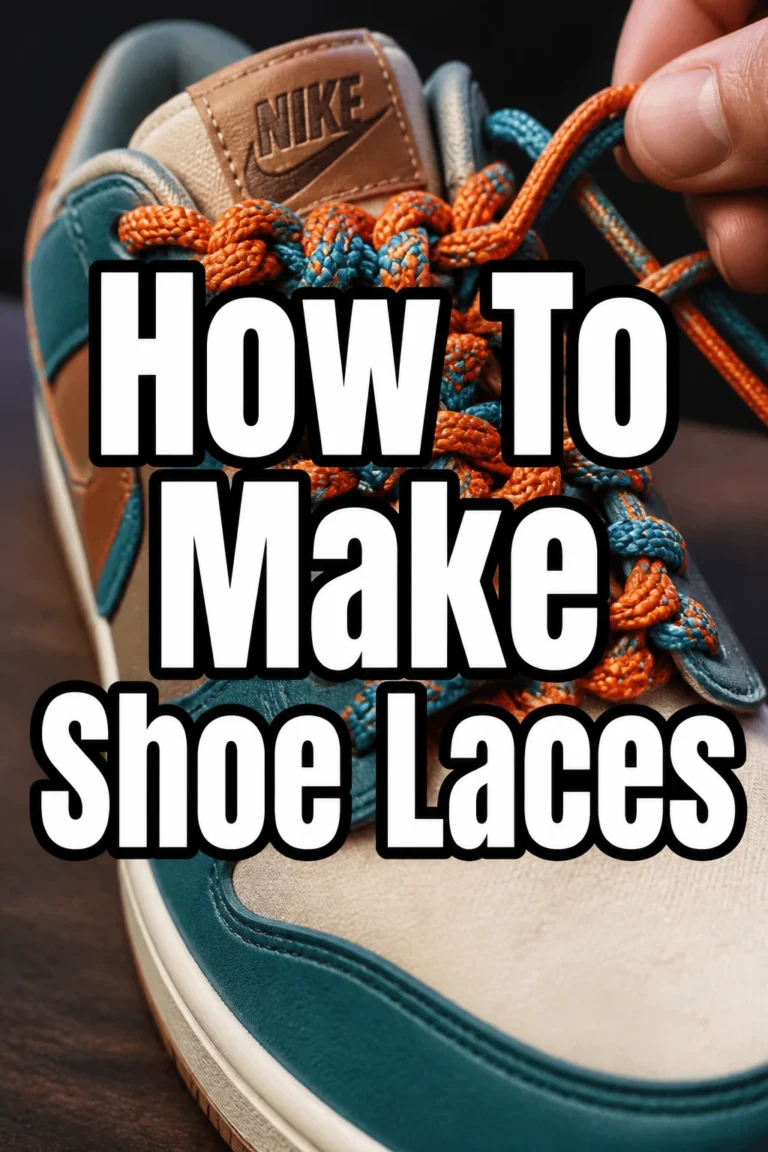 How To Make Shoe Laces