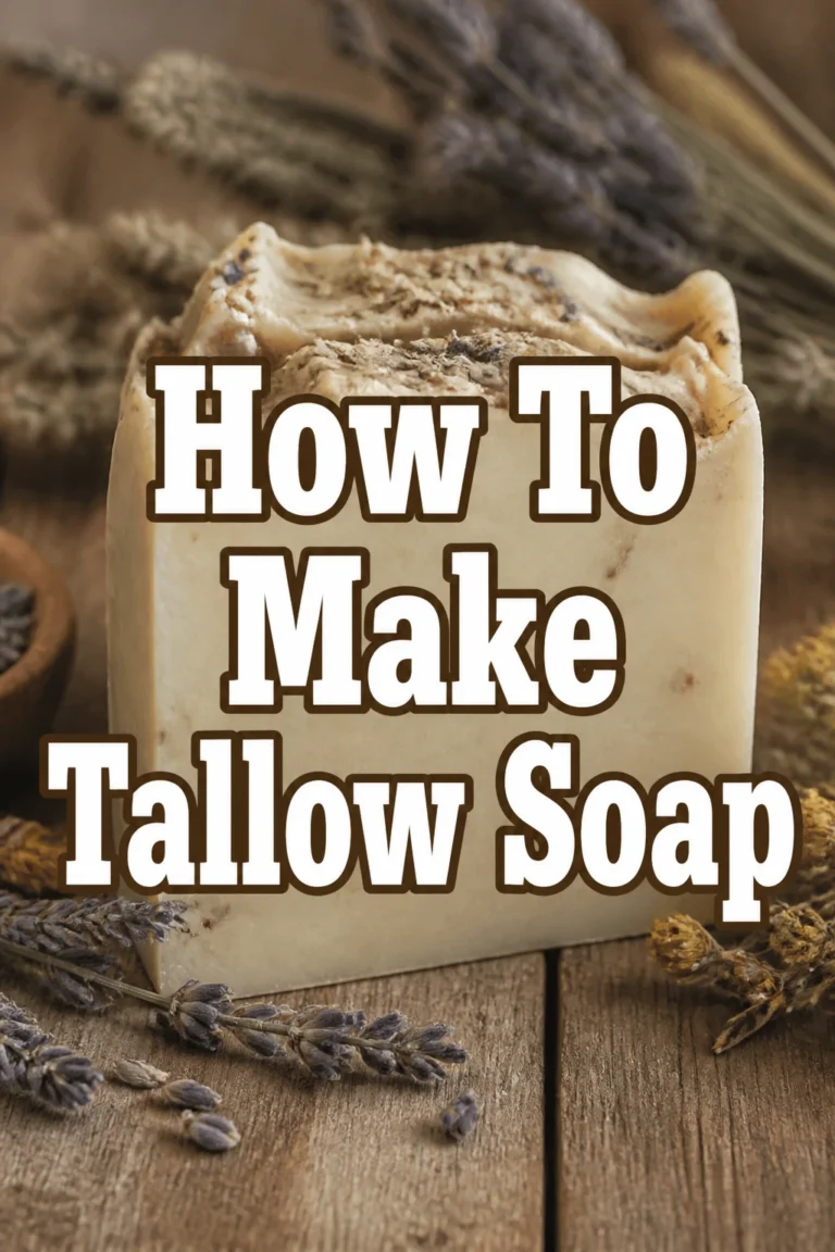 How To Make Tallow Soap