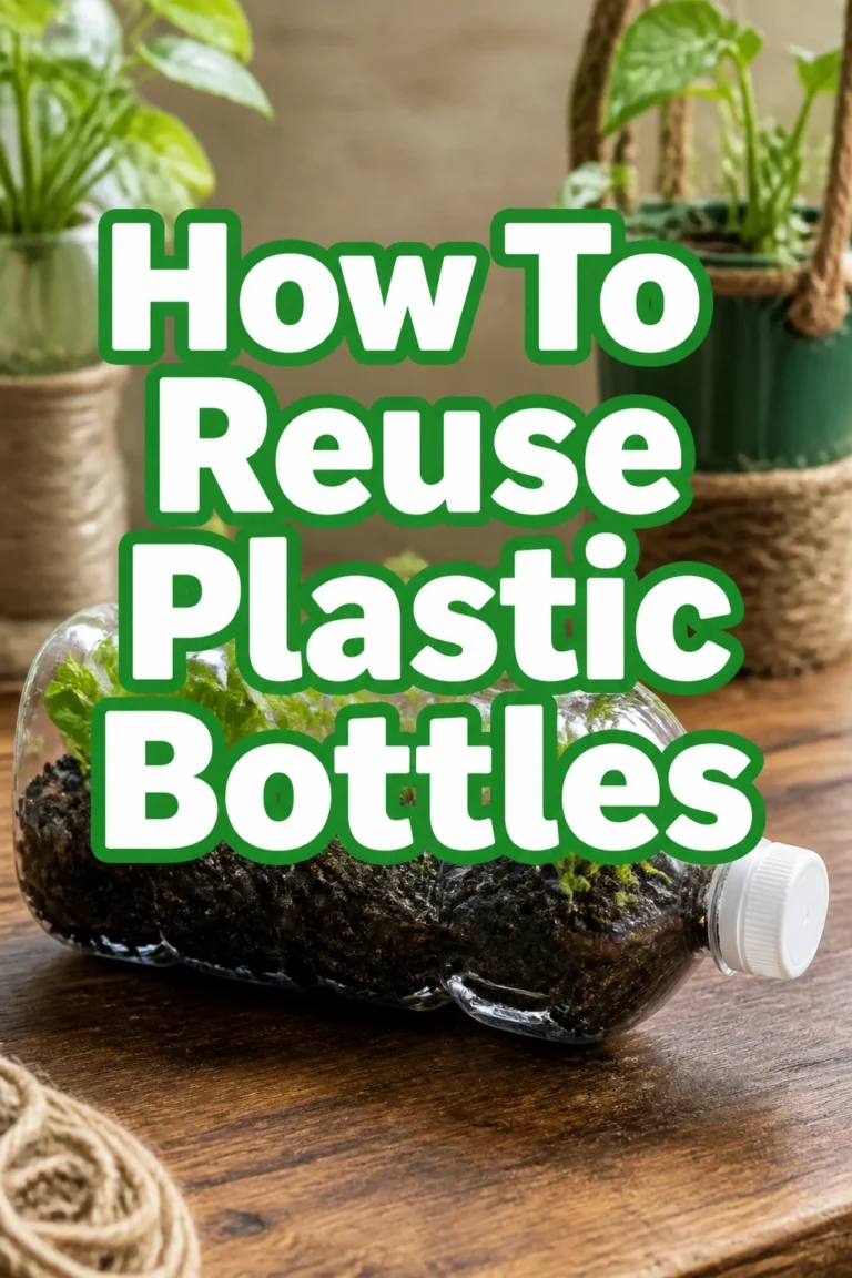 How To Reuse Plastic Bottles