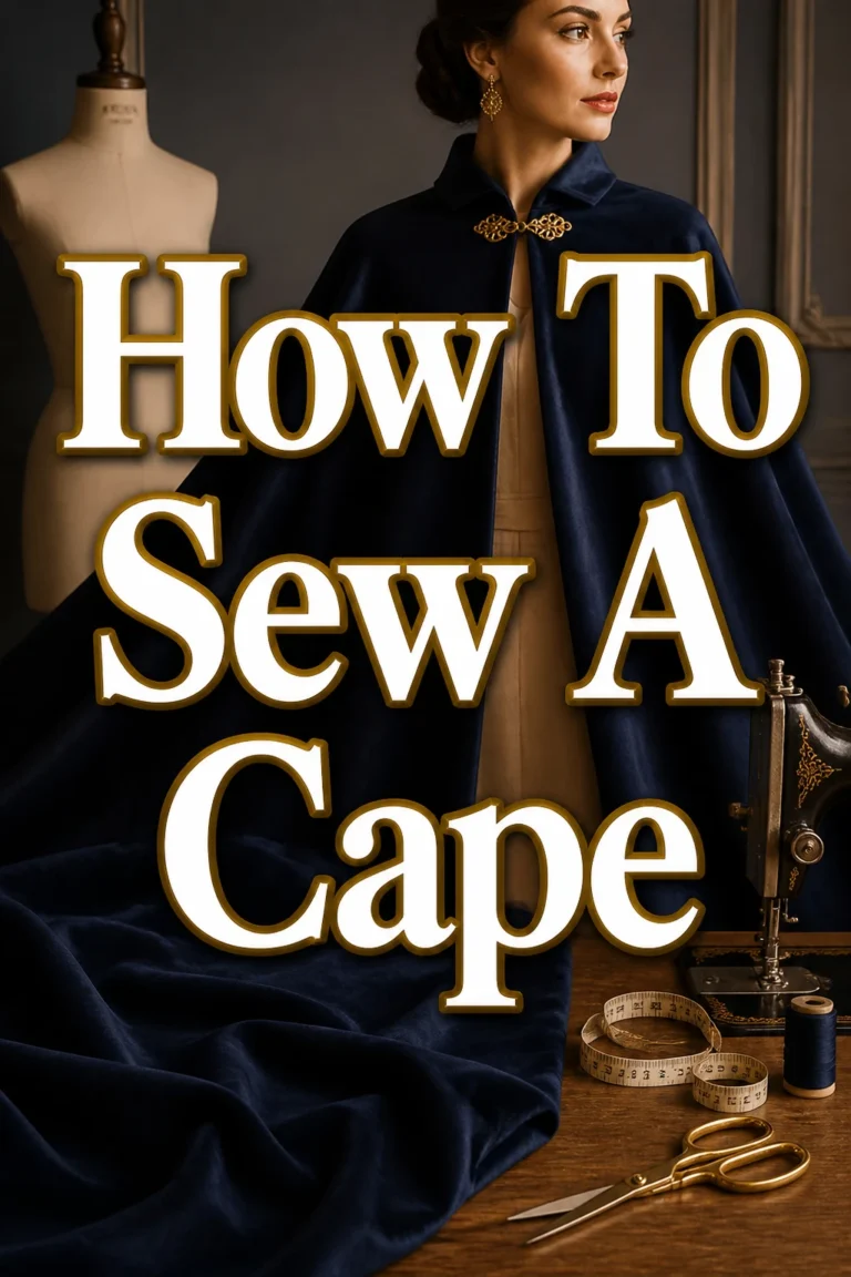 How To Sew A Cape