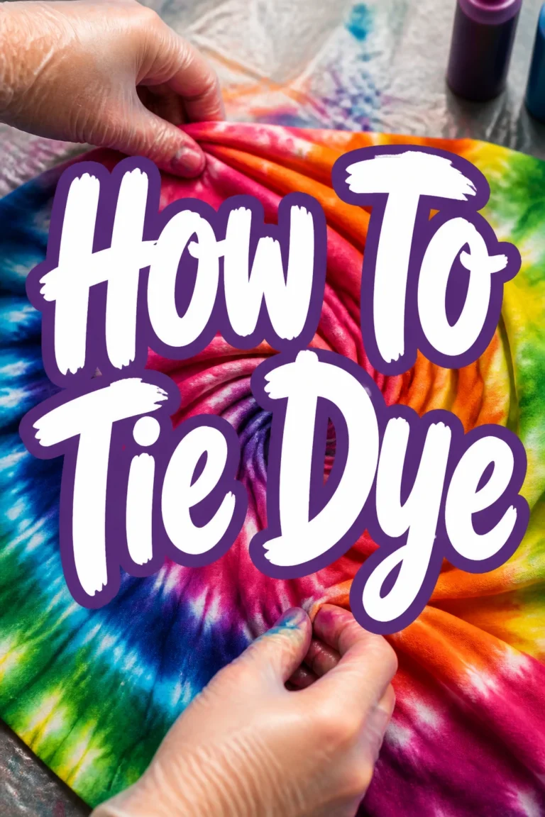 How To Tie Dye